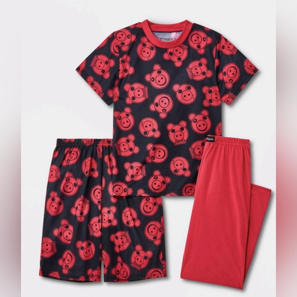 Target Pajamas Nwt Boys Piggy 3pc Pajama Set Size Medium 8 Poshmark